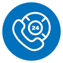 24 7 Emergency call services icon
