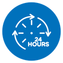 24 Hour time icon