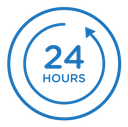 24 hours icon