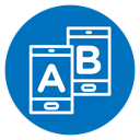 A B testing icon
