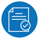 Accept document icon