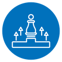 Achieve market leadership icon