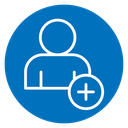 Add a new user icon