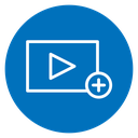 Add video icon