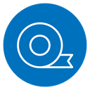 Adhesive tape icon