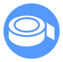 Adhesive tape icon