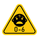 Age warning sign icon