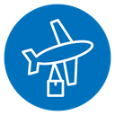 Air delivery icon