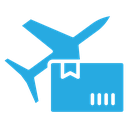 Air Delivery Parcel Plane icon