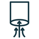 Air suction icon