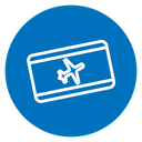 Air tickets icon