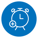 Alarm plus icon