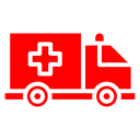 Ambulance Truck Cross icon