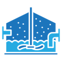 Anaerobic digestion biomass icon
