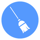Angled Broom Bristles Color Filled icon