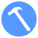 Angled Claw Hammer Color Filled icon