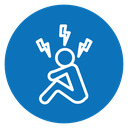 Anxiety or stress icon