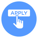 Apply Button Click icon
