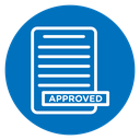 Approved document icon