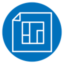 Architecture plan icon