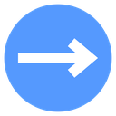 Arrow Right Color Filled icon