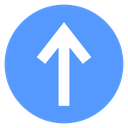 Arrow Up Color Filled icon