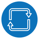 Arrows repeat icon