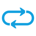 Arrows repeat icon