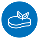 Artificial vegan meat icon