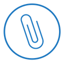 Attachment clip icon