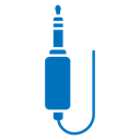 Audio jack icon