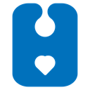 Baby bib icon