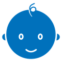Baby boy icon