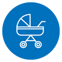 Baby carriage 2 icon