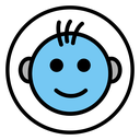 Baby face set' icon