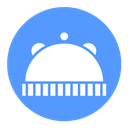 Baby hat Color Filled icon