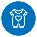 Baby overalls icon