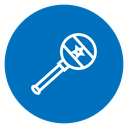 Baby rattle icon