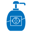 Baby shampoo icon