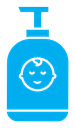 Baby shampoo icon