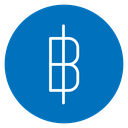 Baht sign icon