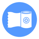 Bandage Roll Cross icon