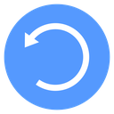 Banded Undo Arrow Color Filled icon