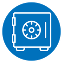 Bank vault icon