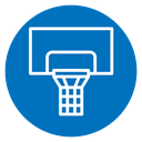 Basketball hoop icon