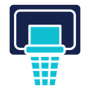 Basketball hoop icon