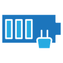 Battery charging icon