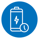 Battery time icon