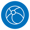 Beach ball icon