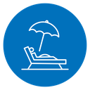 Beach Resort Lounger icon